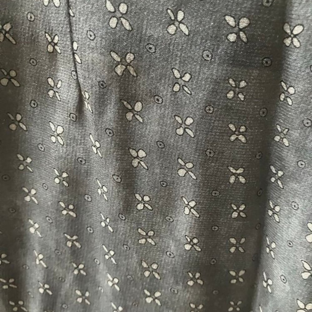 Paul Costelloe Transparent Sheer Gray Skirt